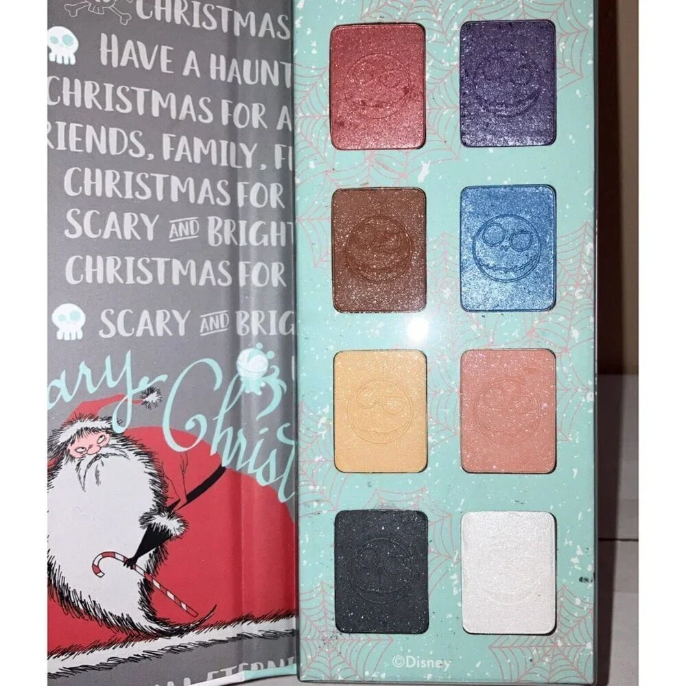 Disney THE NIGHTMARE BEFORE CHRISTMAS 8 Shades Eyeshadow Palette. “HO HO OH NO”